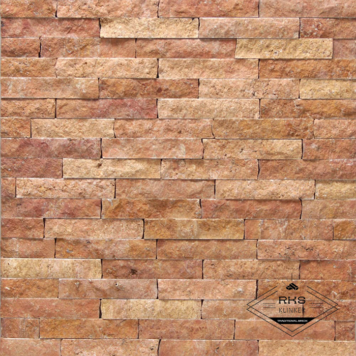 Фасадный камень Полоса - Травертин Золотистый Persiano в Тамбове